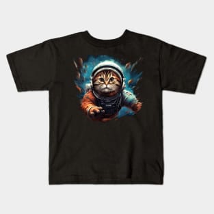 space cat Kids T-Shirt